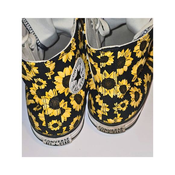 Sunflower Hi Top Chuck Taylor All Stars Size 10 - Picture 5 of 6